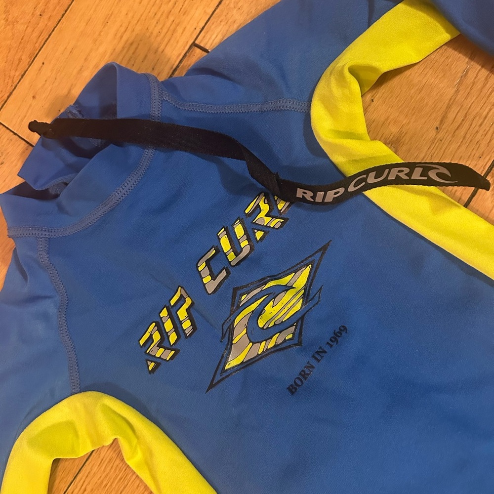 Rip Curl *Toddler. Blue and Yellow Surf Suit Kids
